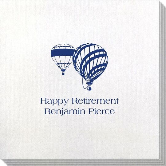 Hot Air Balloon Bamboo Luxe Napkins