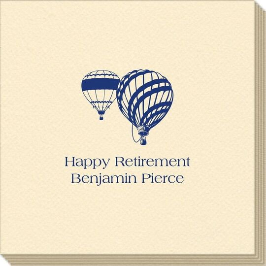 Hot Air Balloon Linen Like Napkins