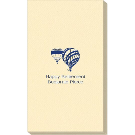 Hot Air Balloon Linen Like Guest Towels