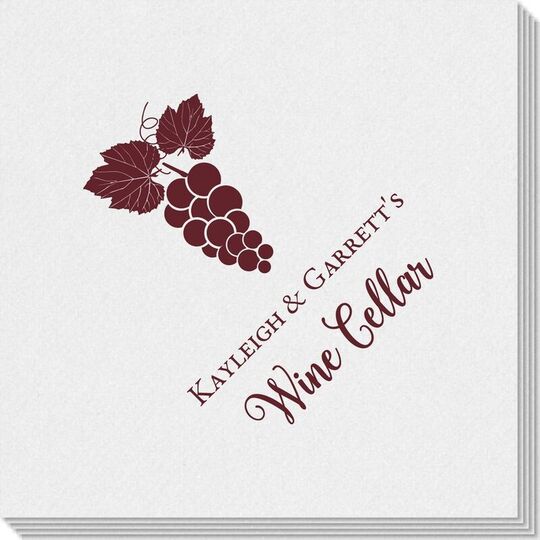 Grape Cluster Linen Like Napkins