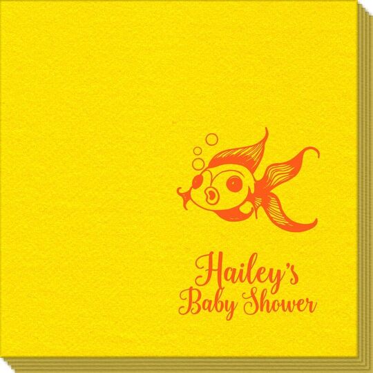 Goldfish Linen Like Napkins
