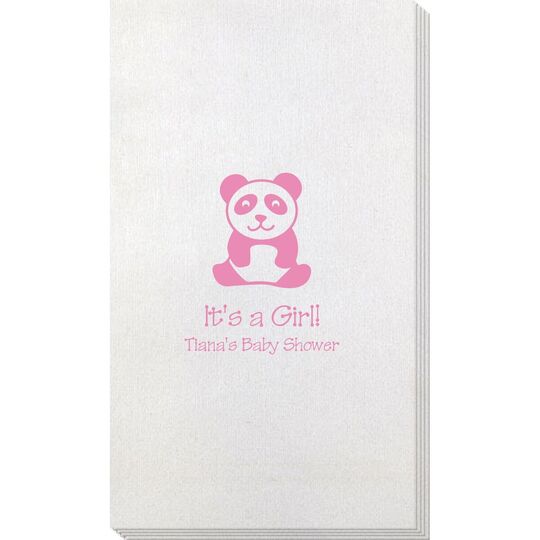 Panda Bear Bamboo Luxe Guest Towels