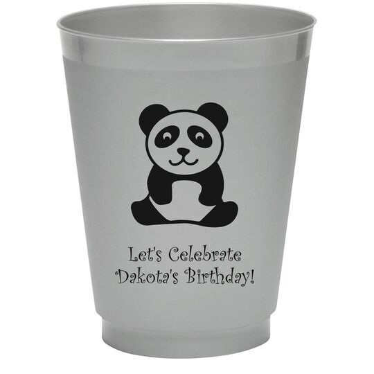 Panda Bear Colored Shatterproof Cups