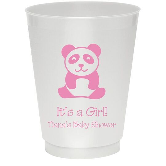 Panda Bear Colored Shatterproof Cups