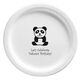 Panda Bear Paper Plates Image 1 of 2
