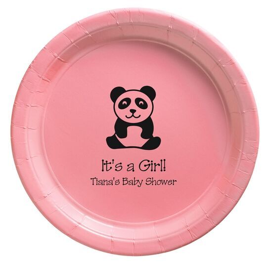 Panda Bear Paper Plates