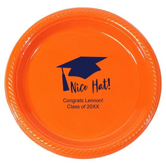 Nice Hat Plastic Plates