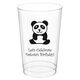 Panda Bear Clear Plastic Cups Image 1 of 2