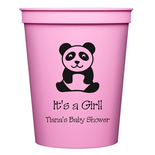 Panda Bear Stadium Cups