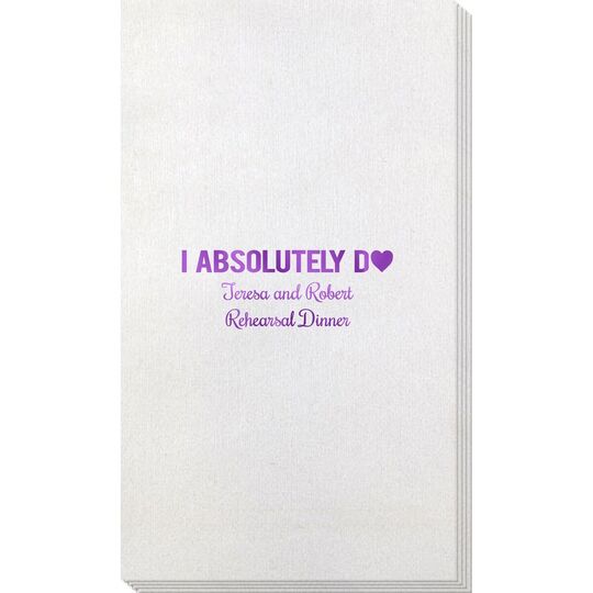 I Absolutely Do Bamboo Luxe Guest Towels