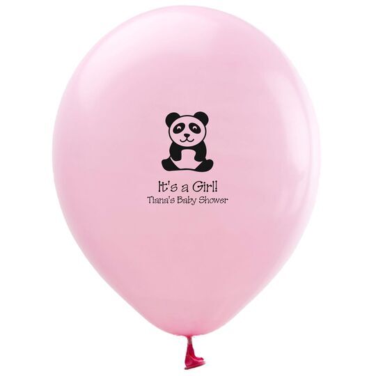 Panda Bear Latex Balloons