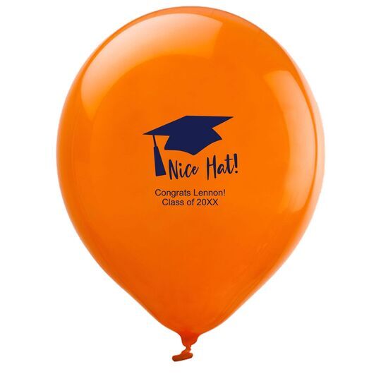 Nice Hat Latex Balloons