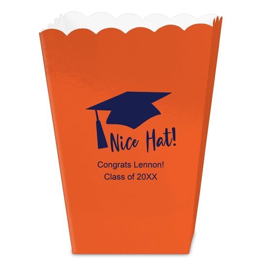 Nice Hat Mini Popcorn Boxes