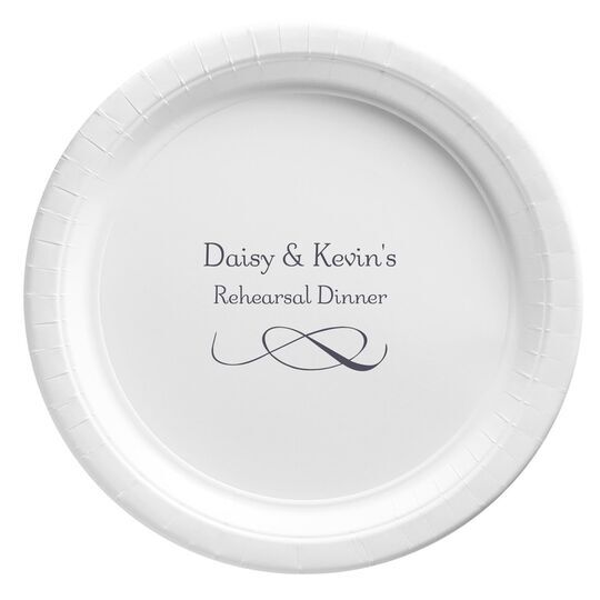 Knot Scroll Paper Plates