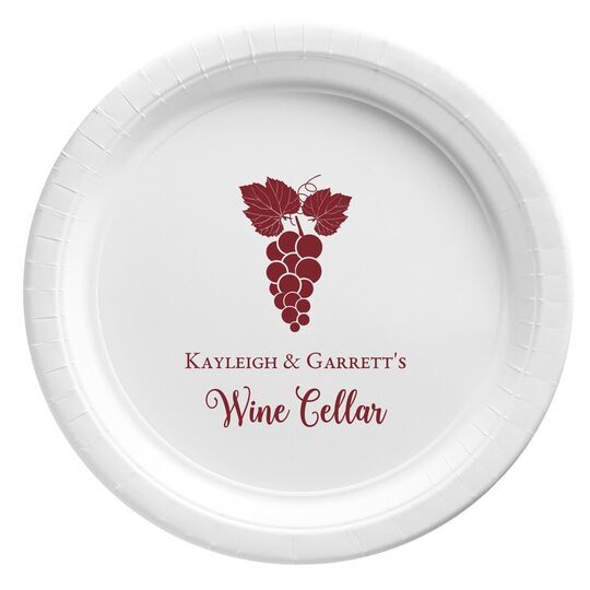 Grape Cluster Paper Plates