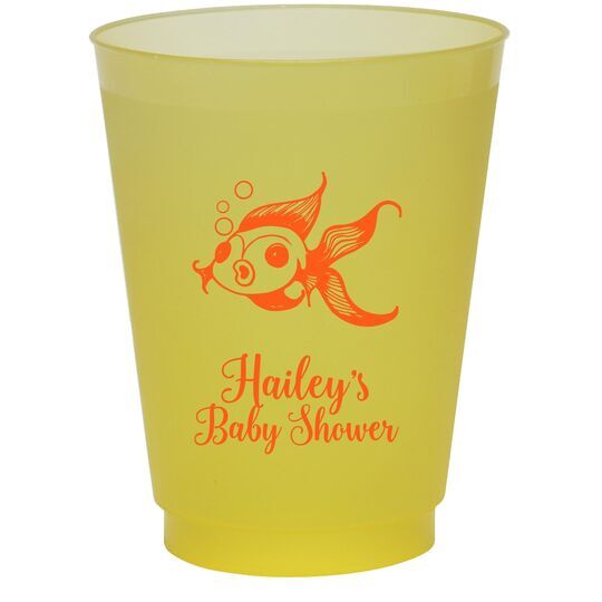 Goldfish Colored Shatterproof Cups