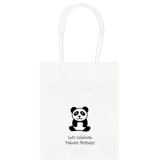 Panda Bear Mini Twisted Handled Bags
