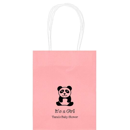 Panda Bear Mini Twisted Handled Bags