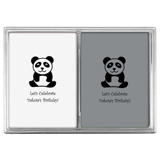 Panda Bear Double Deck Playing Cards