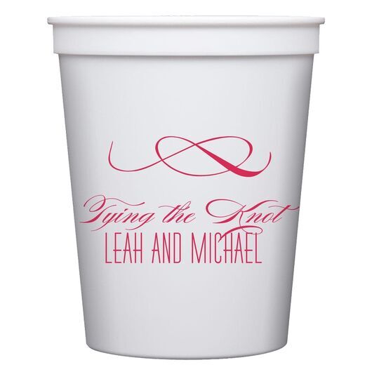 Knot Scroll Stadium Cups