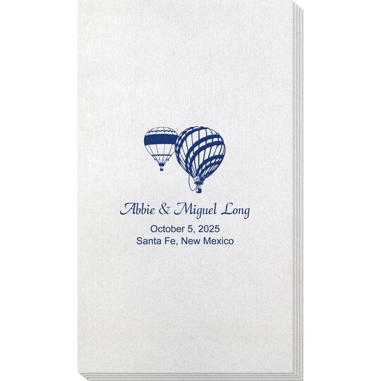 Hot Air Balloon Bamboo Luxe Guest Towels