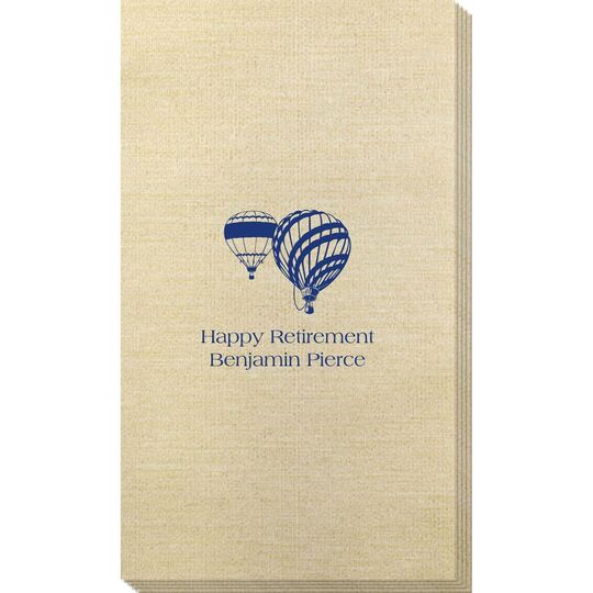 Hot Air Balloon Bamboo Luxe Guest Towels