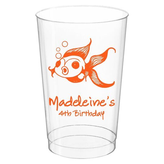 Goldfish Clear Plastic Cups
