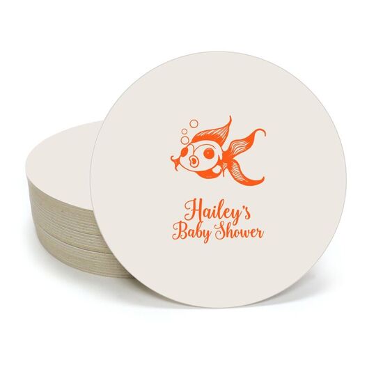 Goldfish Round Coasters