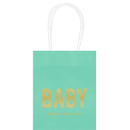 Polka Dot Baby Mini Twisted Handled Bags