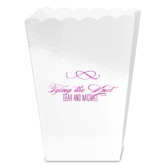 Knot Scroll Mini Popcorn Boxes