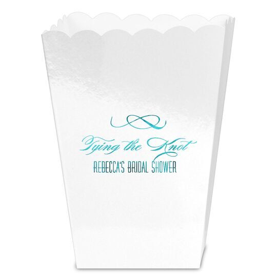 Knot Scroll Mini Popcorn Boxes