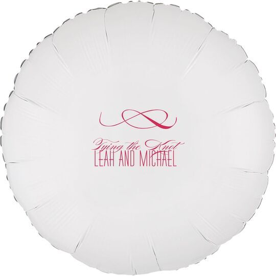 Knot Scroll Mylar Balloons