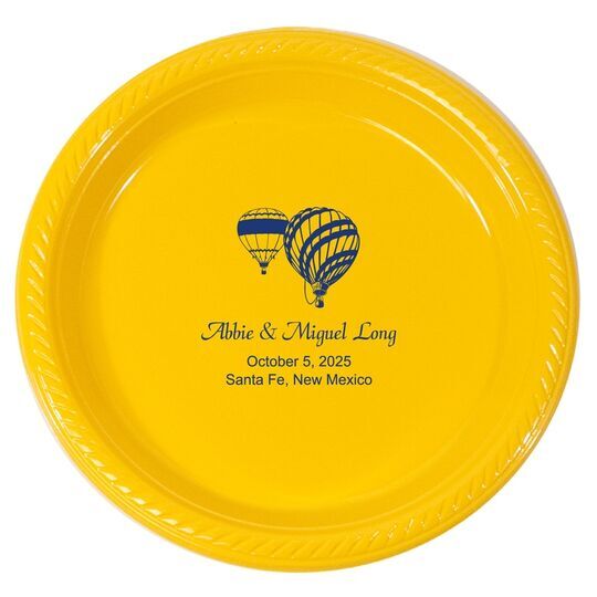 Hot Air Balloon Plastic Plates