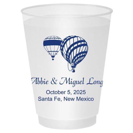 Hot Air Balloon Shatterproof Cups