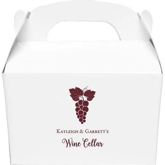 Grape Cluster Gable Favor Boxes