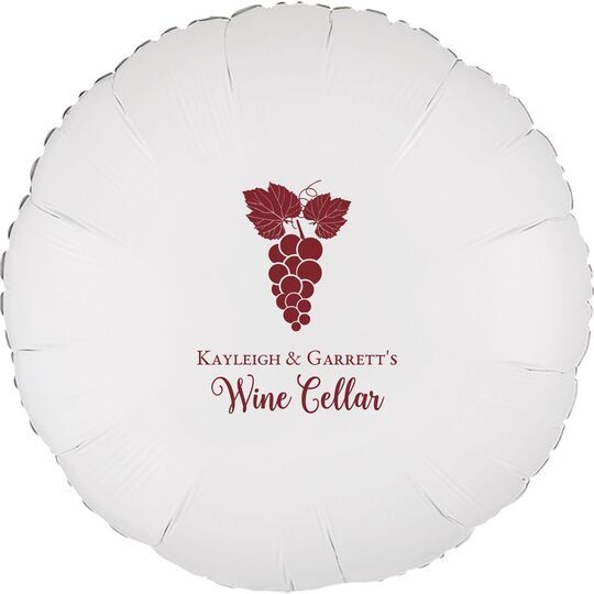 Grape Cluster Mylar Balloons