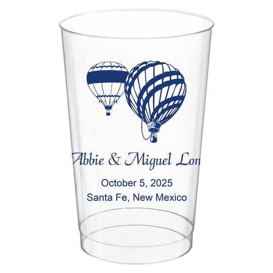 Clear Hard Plastic Cups for Mexican Fiesta {All Sizes}