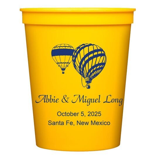 Hot Air Balloon Stadium Cups