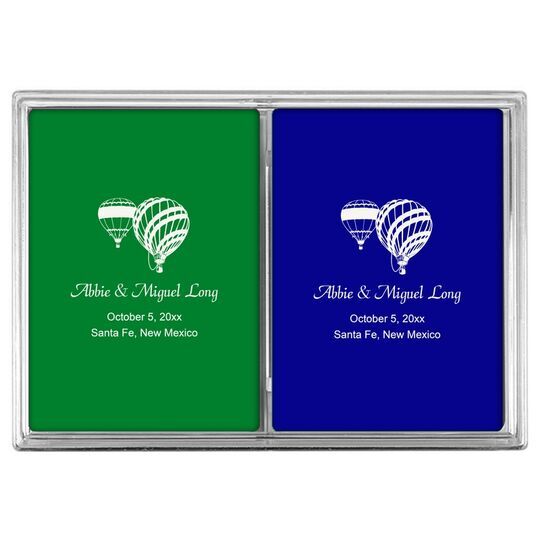 Hot Air Balloon Double Deck Playing Cards