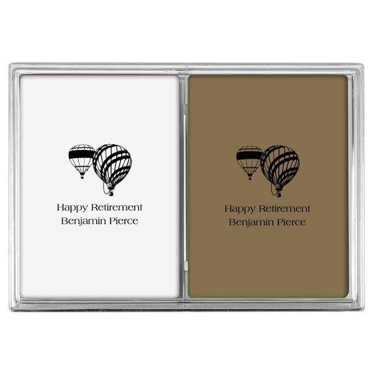 Hot Air Balloon Double Deck Playing Cards