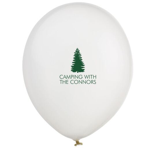 Pine Tree Latex Balloons