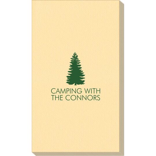 Pine Tree Linen Like Guest Towels