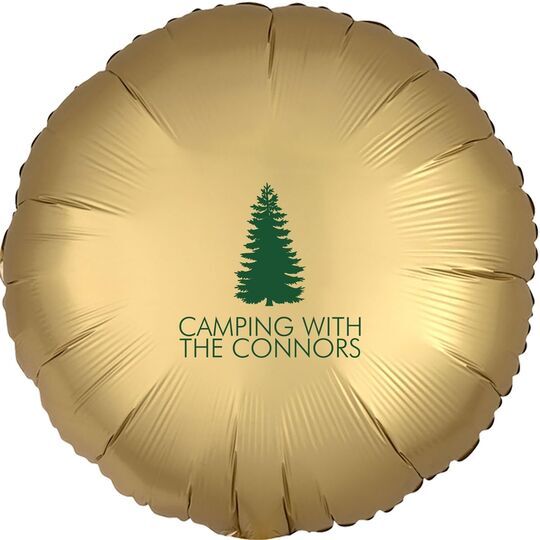 Pine Tree Mylar Balloons