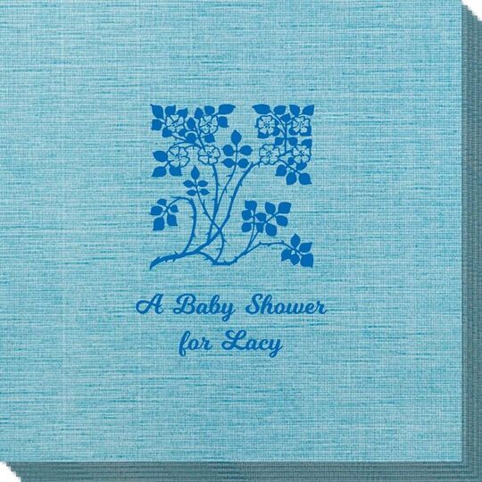 Floral Design Bamboo Luxe Napkins