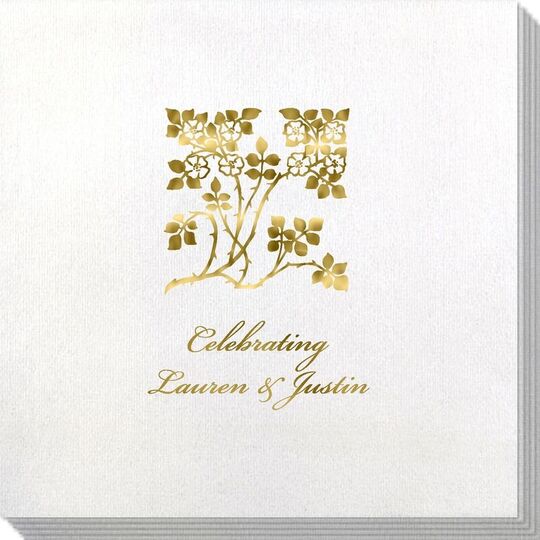 Floral Design Bamboo Luxe Napkins