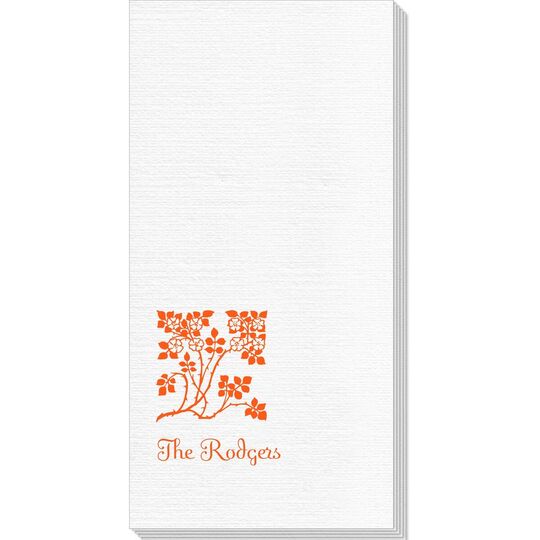 Floral Design Deville Guest Towels