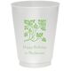 Floral Design Colored Shatterproof Cups Image 4 of 5