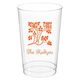Floral Design Clear Plastic Cups Image 1 of 5
