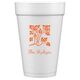 Floral Design Styrofoam Cups Image 1 of 5