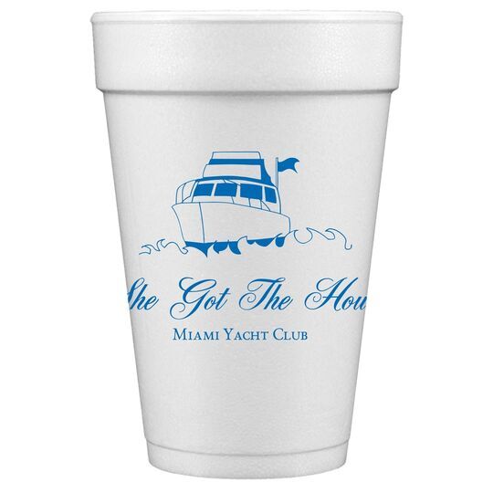 Boating Styrofoam Cups